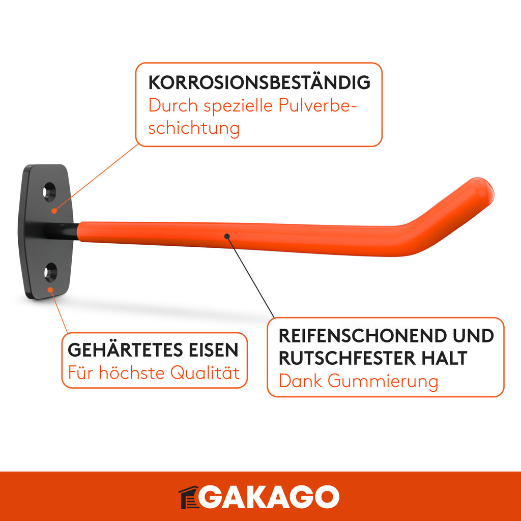 Reifen Wandhalterung - 4er Set
