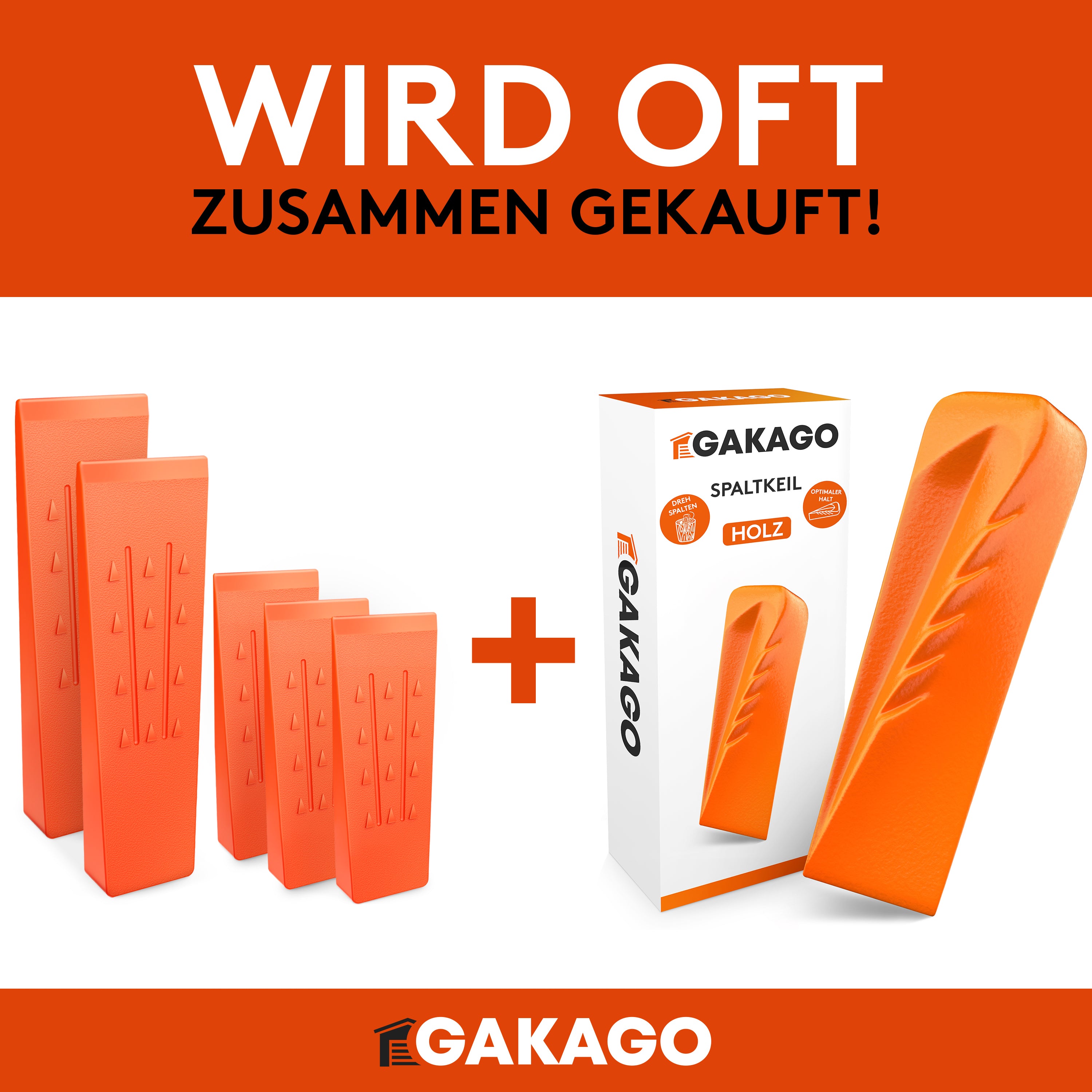 Fällkeil Set - 5er Pack