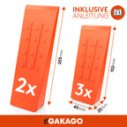 Fällkeil Set - 5er Pack