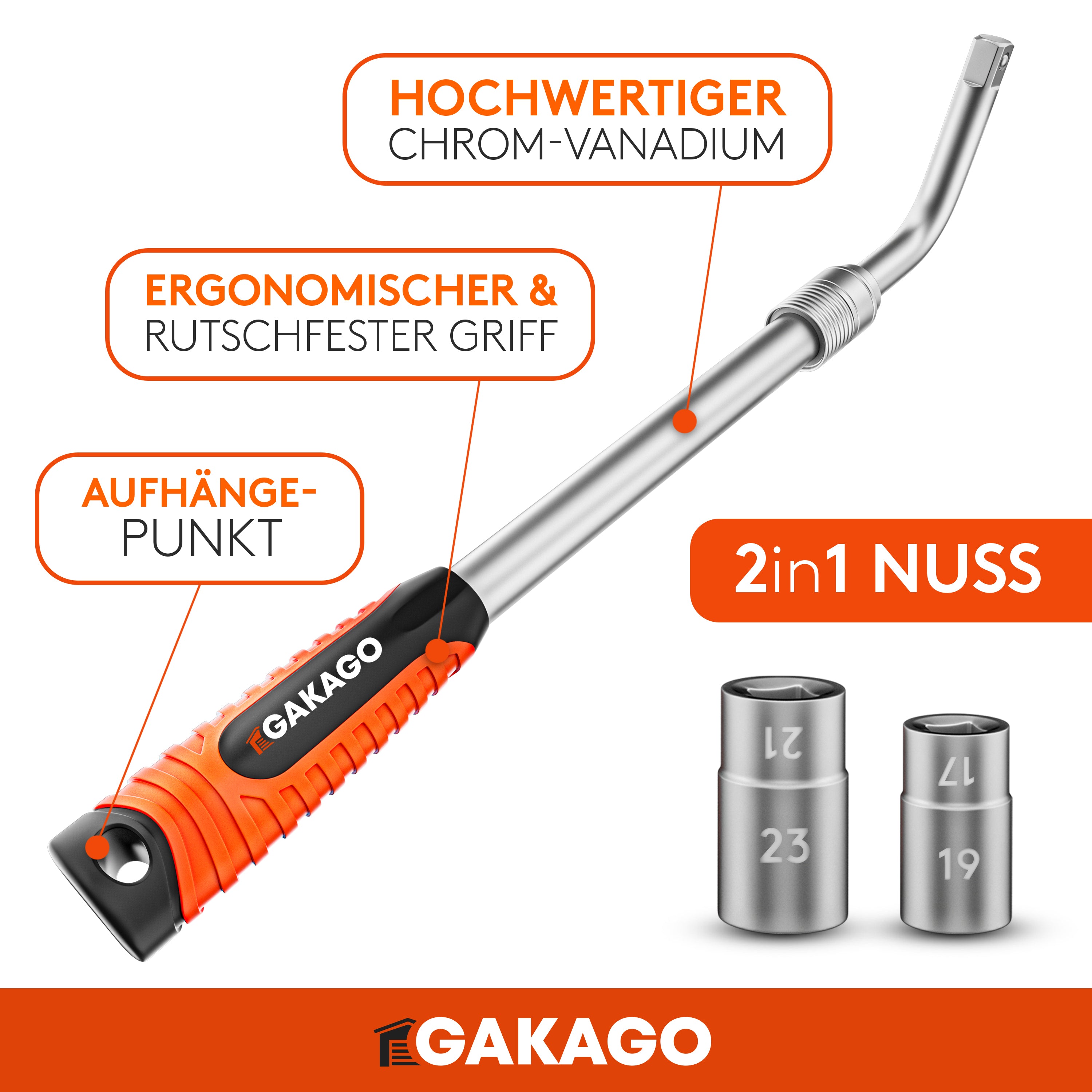 Teleskop Radmutternschlüssel Set