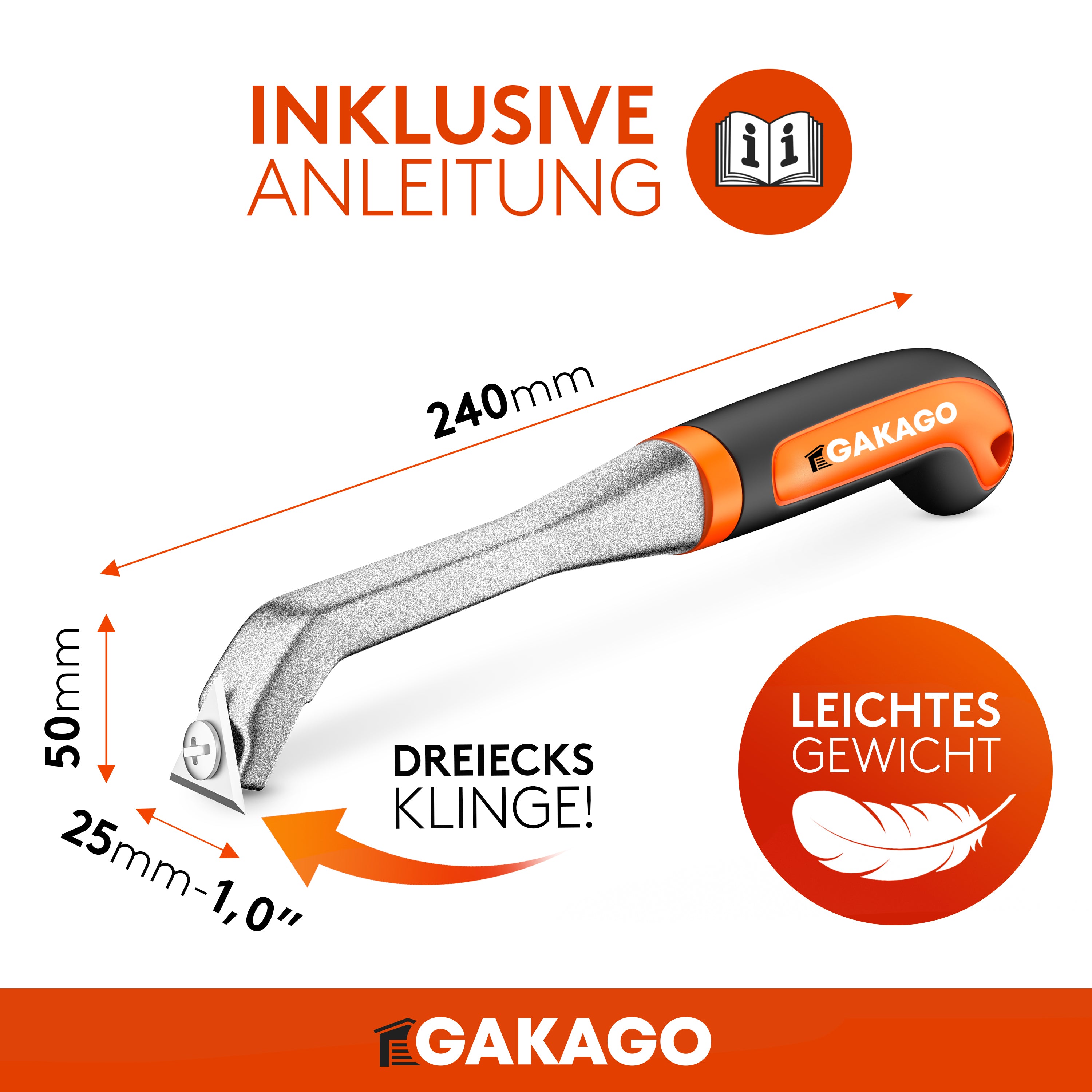 Kraftschaber - Dreieck
